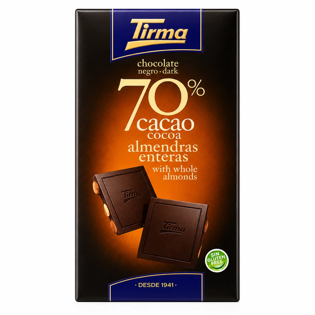 Dark Chocolate with Whole Almonds-2